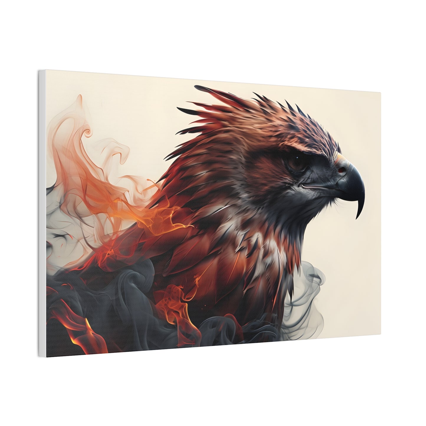 Canvas Stretched Wall Art - Hawk