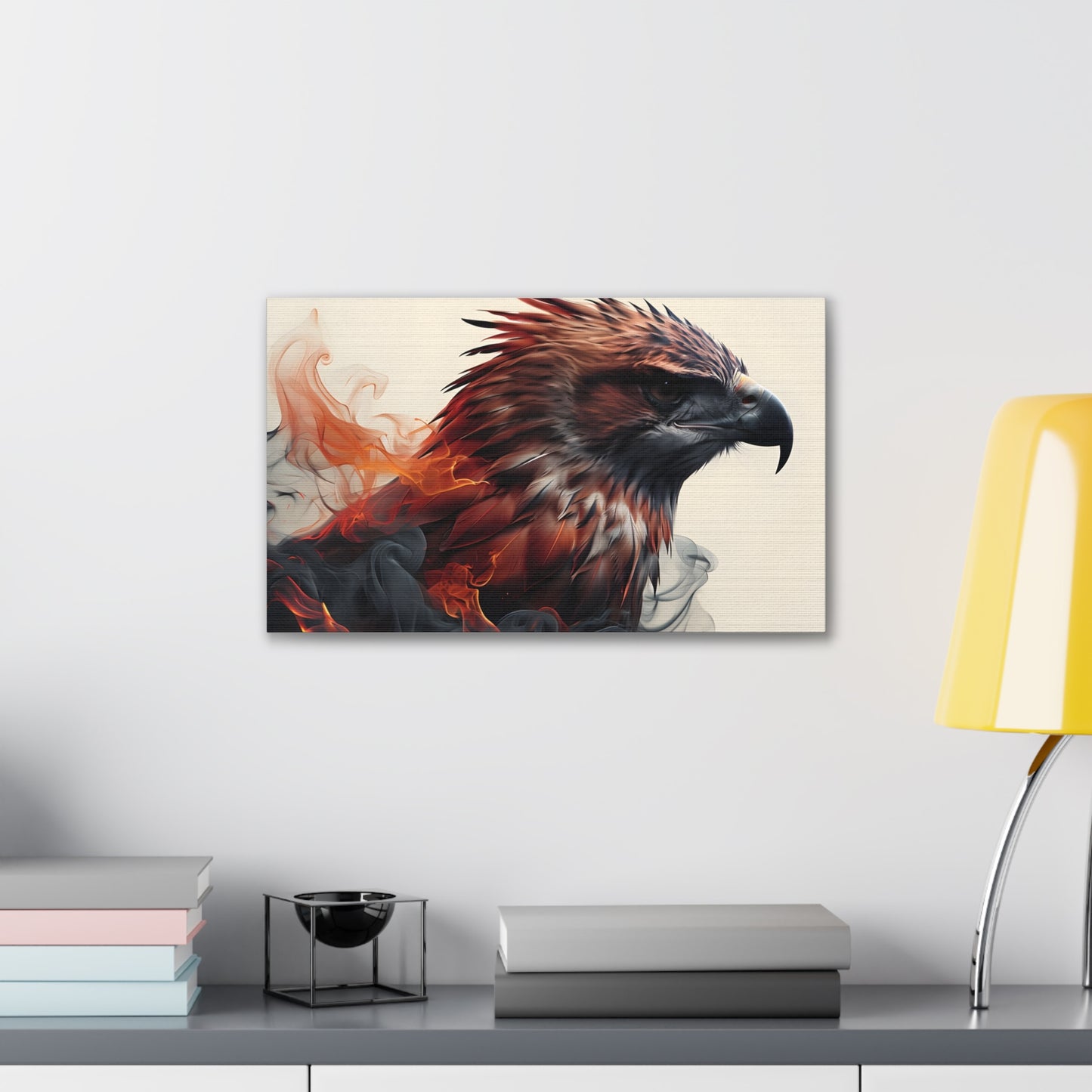 Canvas Stretched Wall Art - Hawk