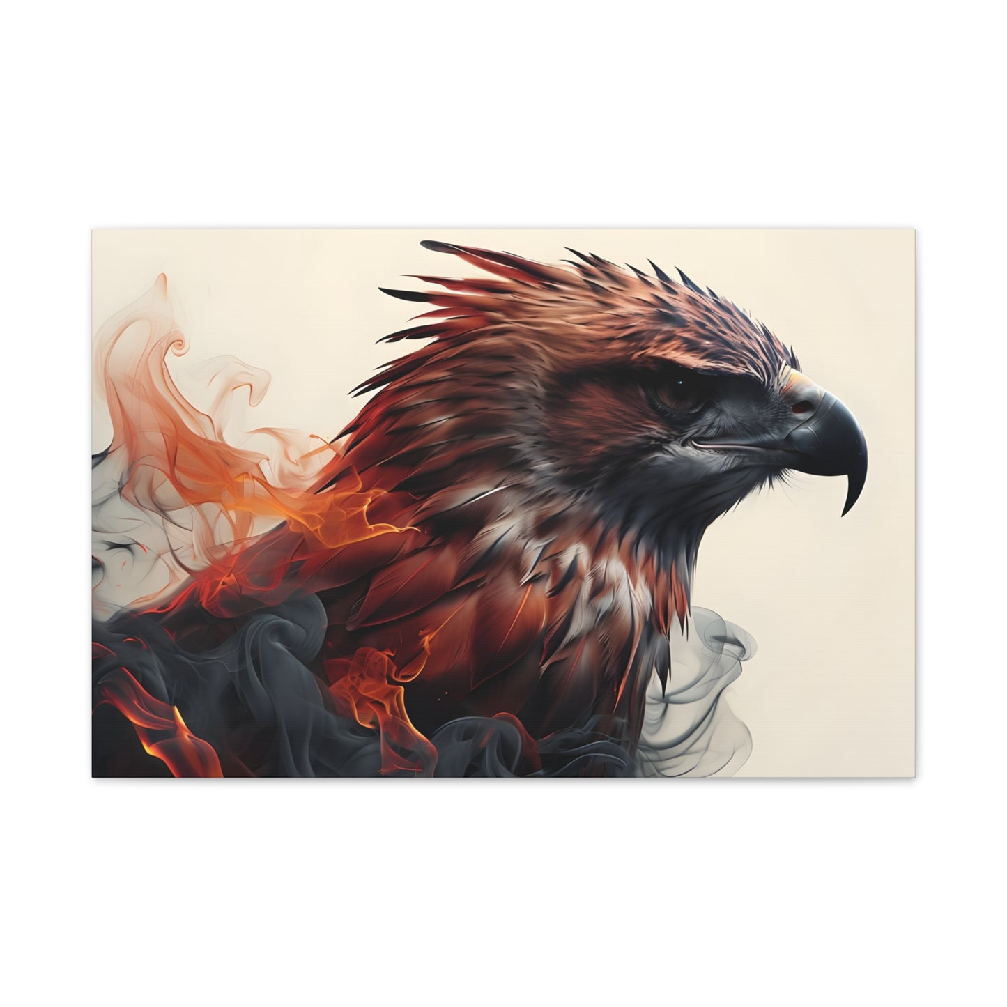 Canvas Stretched Wall Art - Hawk