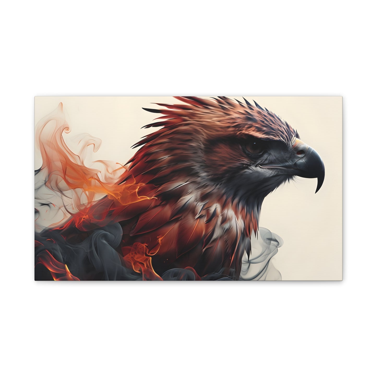 Canvas Stretched Wall Art - Hawk