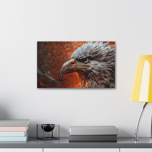 Canvas Stretched Wall Art - Majestic Eagle