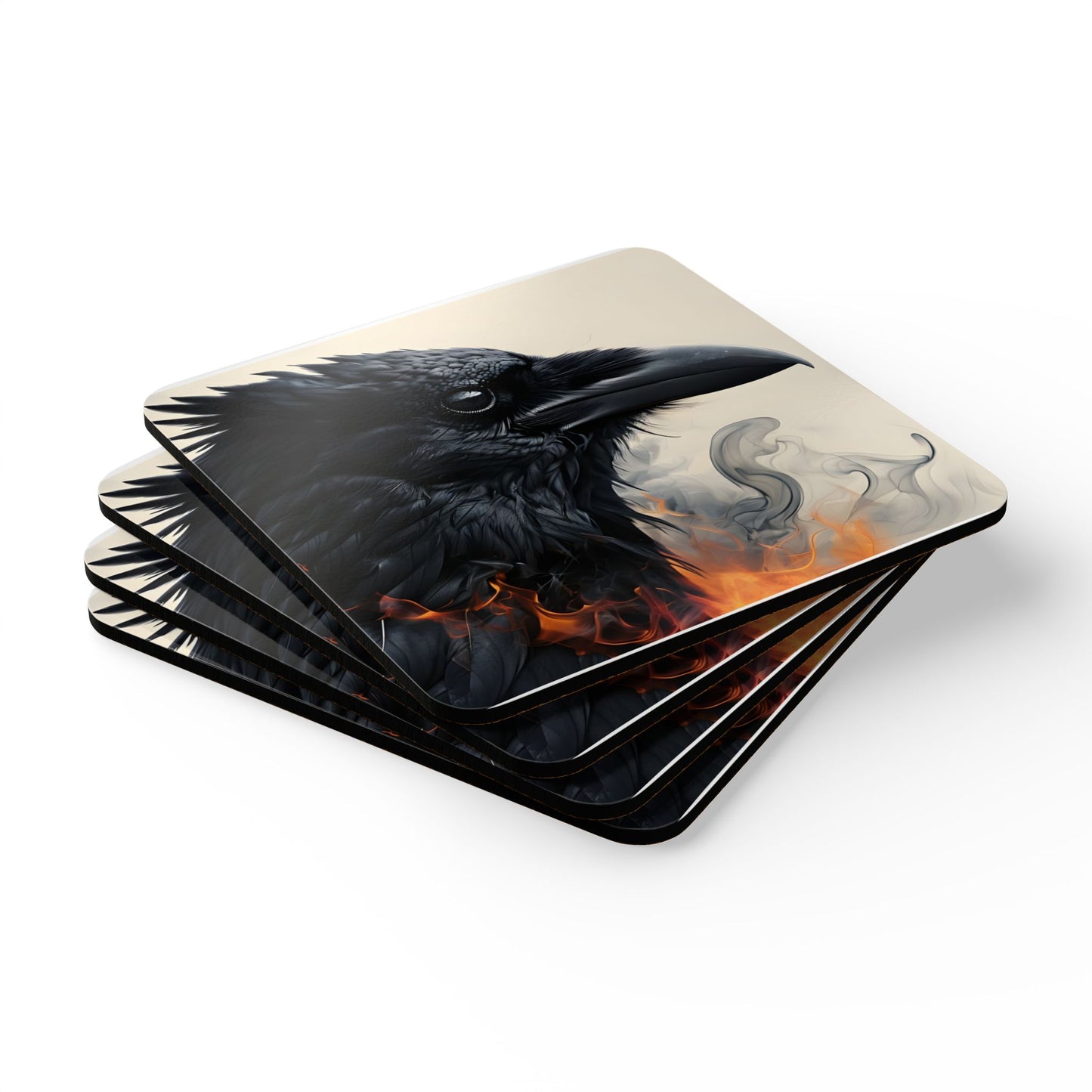 Coaster Set - Mystical Raven