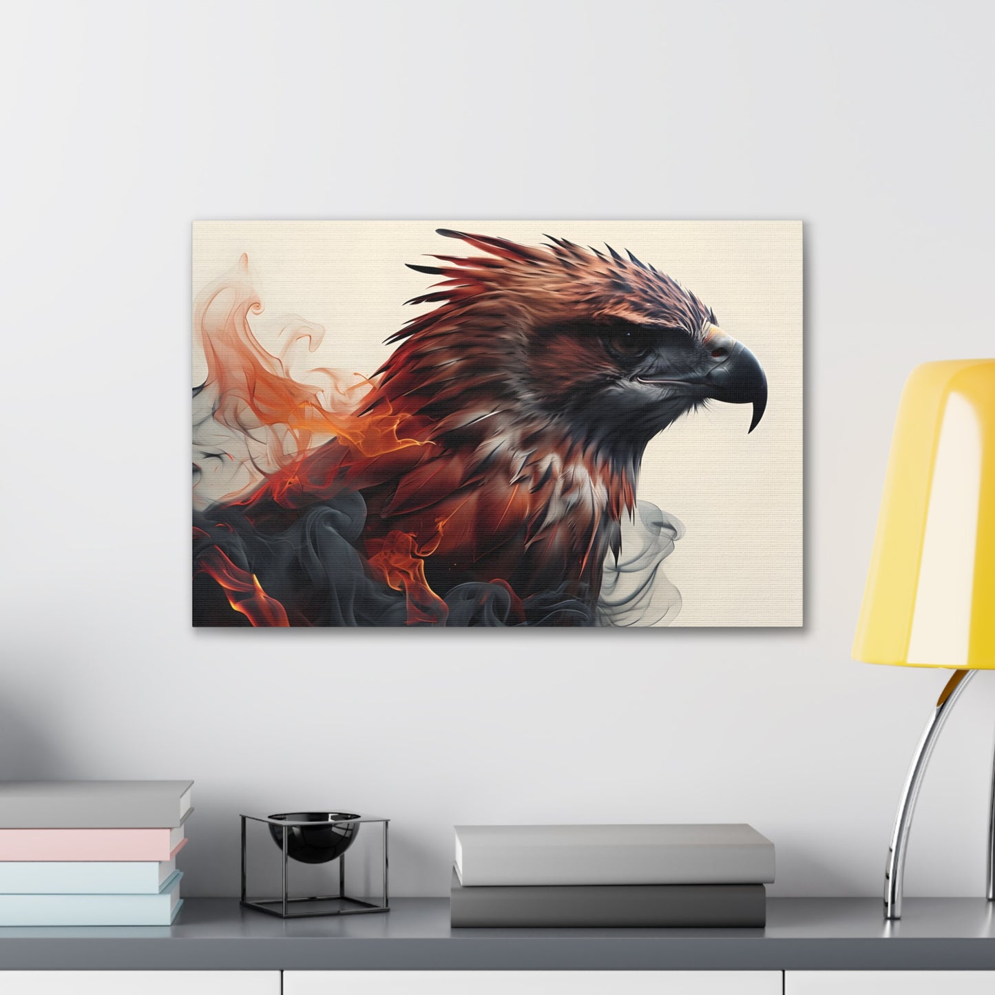 Canvas Stretched Wall Art - Hawk