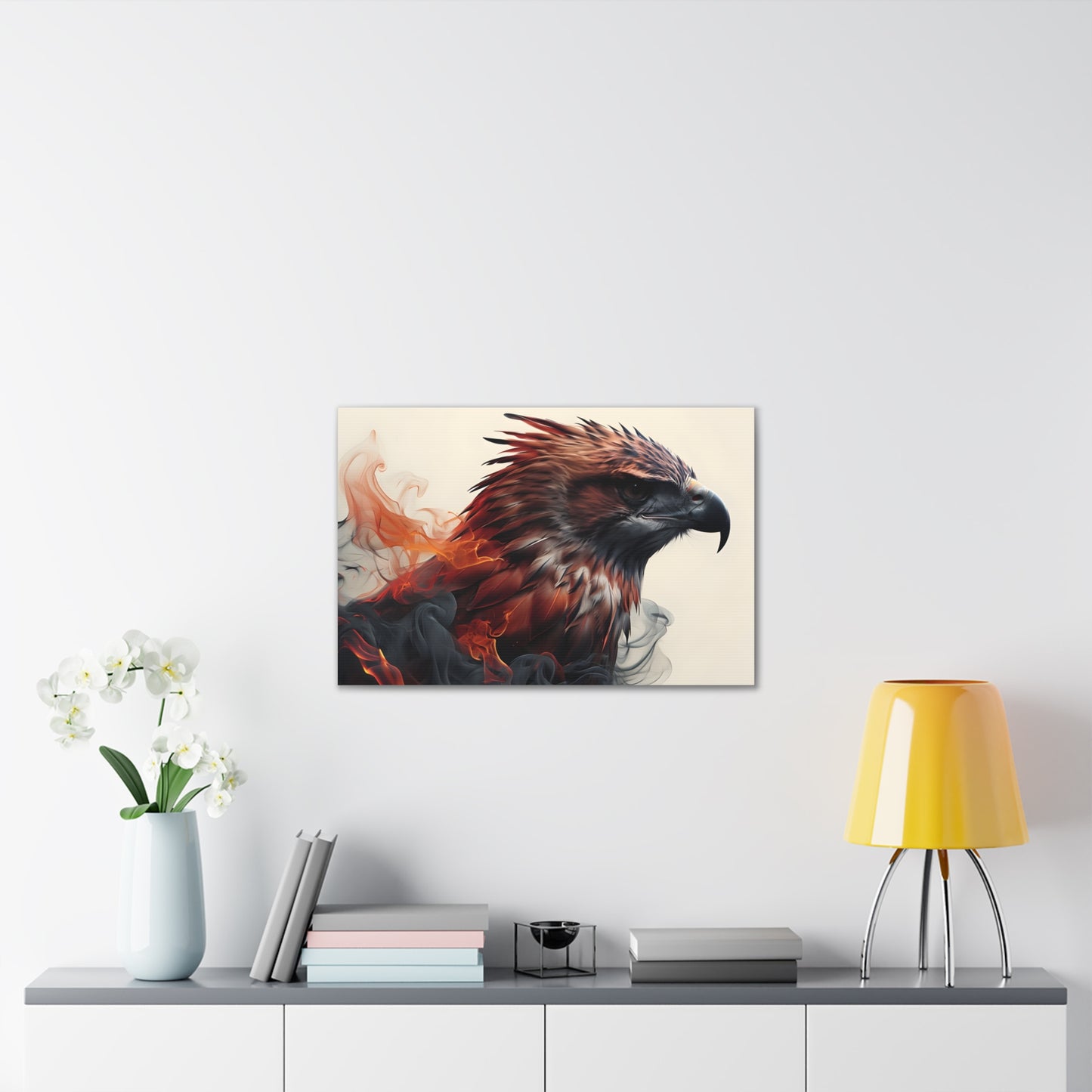 Canvas Stretched Wall Art - Hawk