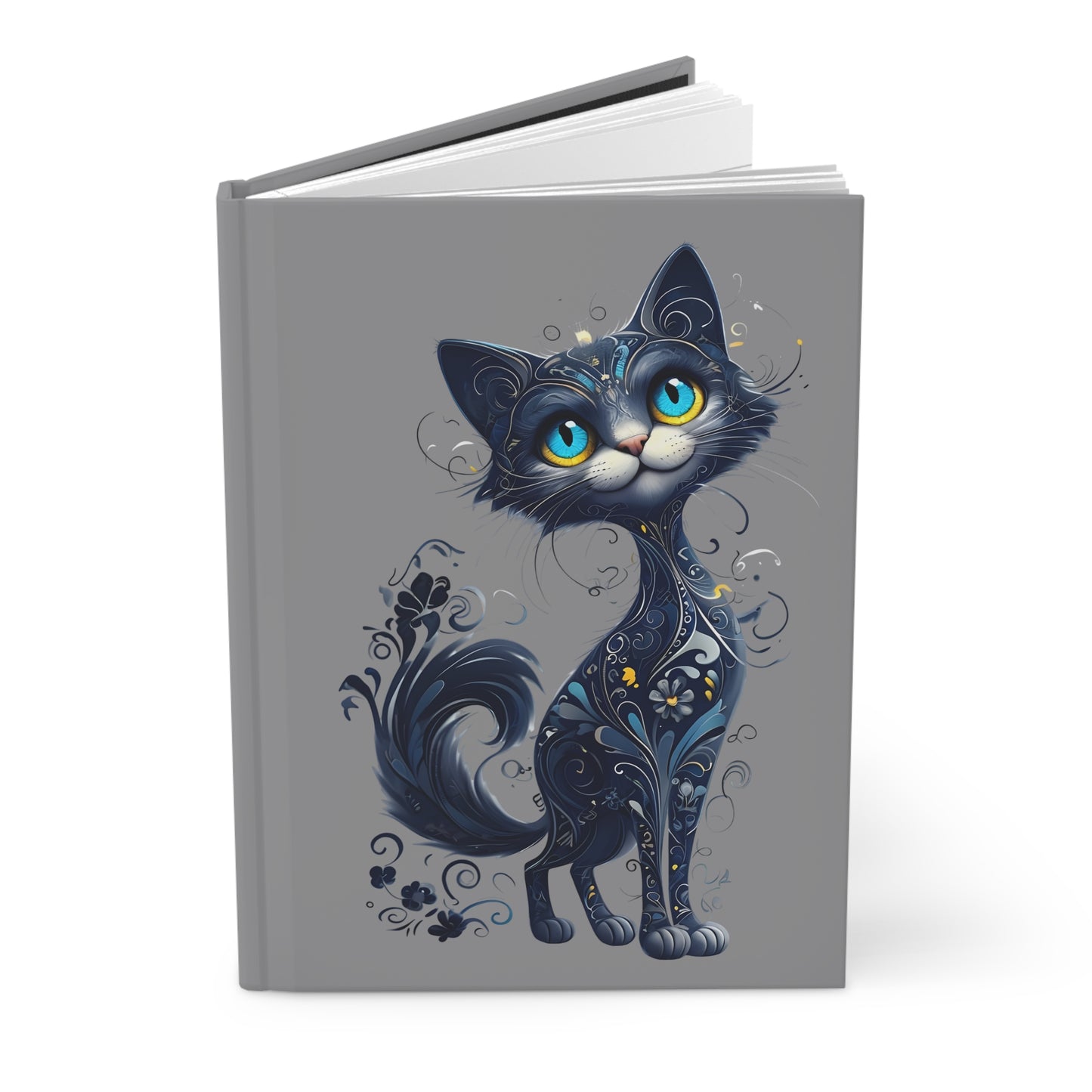 Cat Lover Hardcover Journal - Black Cat